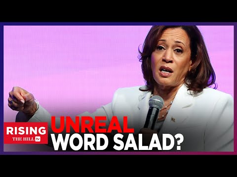 Kamala Harris' Culture WORD-SALAD, Keep Her Away In The WEST WING: Rising