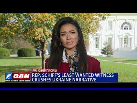 Schiff's least wanted witness crushes Ukraine narrative