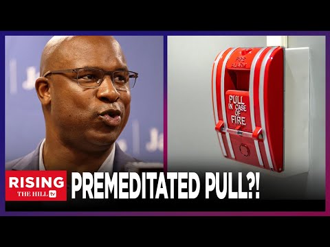 NEW VIDEO: Rep Bowman Caught RED-HANDED Taking Down WARNING SIGN Before Pulling Fire Alarm