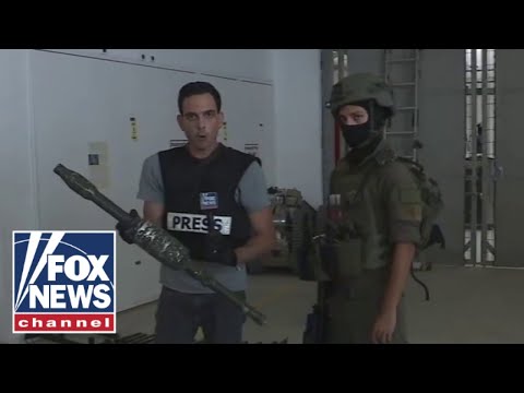 Trey Yingst reveals Hamas weaponry recovered by Israeli military