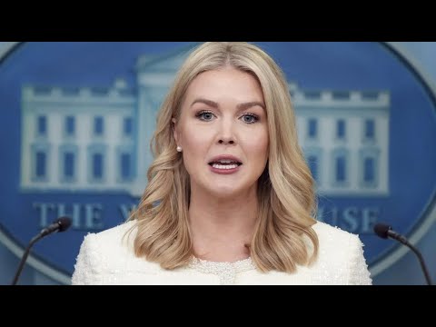 Happening Now: White House Holds Press Briefing In Wake Of Trump Tariff Pushback