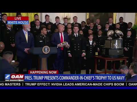 President Trump Participates Commander-in-Chief Trophy Presentation – 4/15/25