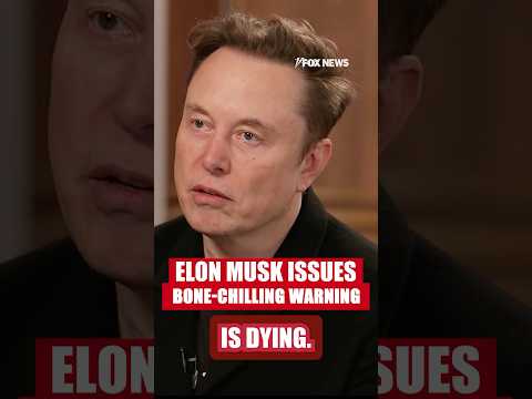Elon Musk issues bone-chilling warning: ‘Humanity is dying’ #shorts #musk #politics