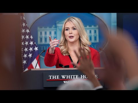 Happening Now: White House Holds Briefing Amid Trade, Ukraine Talks