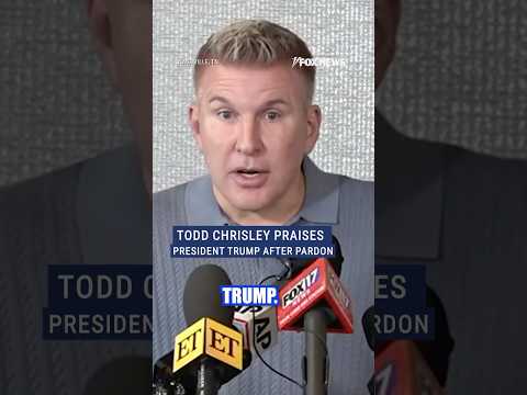 Todd Chrisley gives emotional tribute to daughter after Trump pardon #foxnews #shorts #News