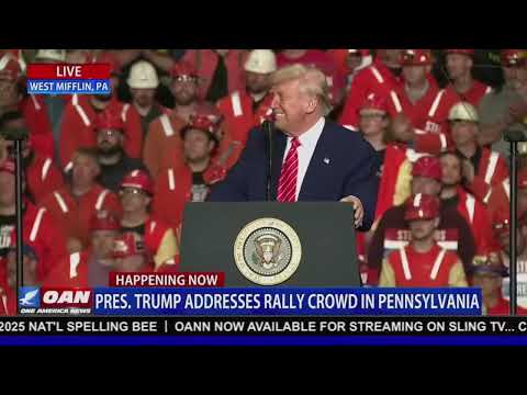LIVE: President Trump Holds Rally in Pittsburgh, PA – 5/30/25