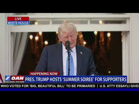 LIVE: President Trump Hosts 'Summer Soiree' for Supporters