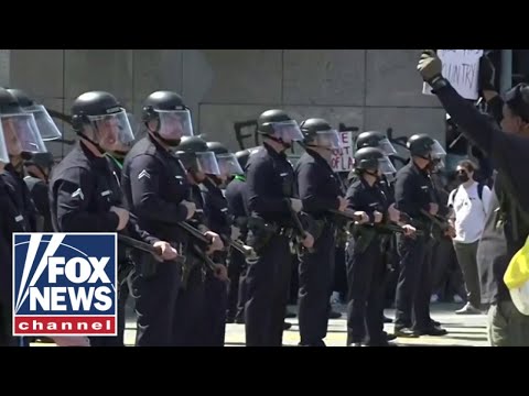 NEW: Trump slams 'insurrectionist mobs' in Los Angeles as protests escalate