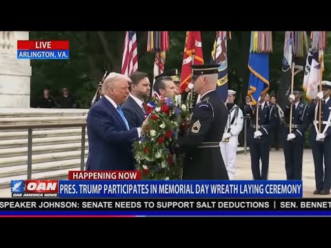 President Trump’s Memorial Day Wreath Laying Ceremony