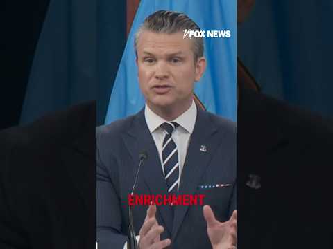 Hegseth reflects on the 'moment' Trump decided on Iran strikes #shorts #foxnews #News #us #fox #iran