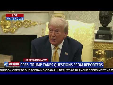 LIVE: President Trump Takes Questions from Reporters