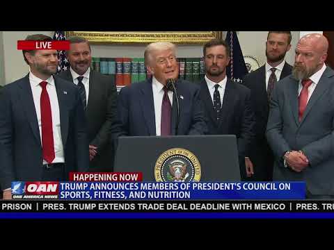 President Trump Signs Executive Orders on Presidential Fitness Test