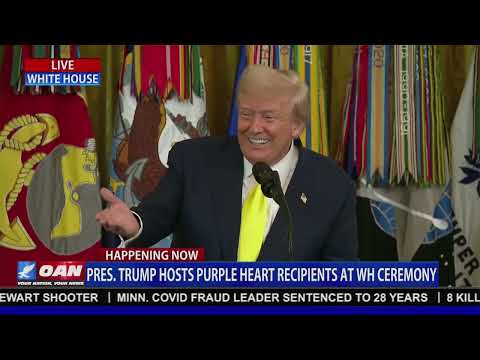 President Trump WH Honors Veterans on Purple Heart Day