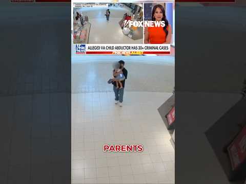 Shocking footage shows career criminal snatching toddler at mall #shorts #us #News #crime #foxnews