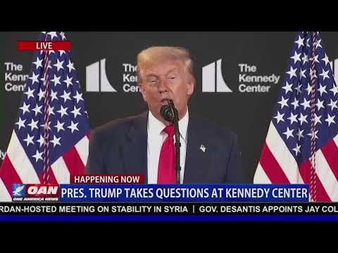 President Trump Takes Questions at Kennedy Center