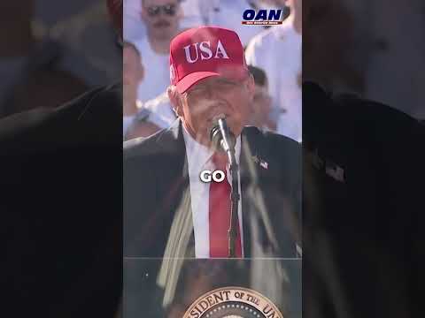 Donald Trump led a celebration in Norfolk, Virginia, marking the 250th anniversary of the U.S. Navy.
