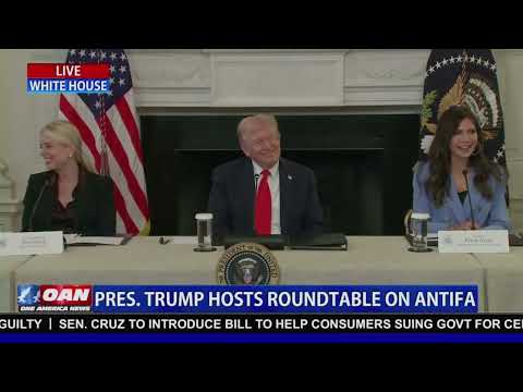 President Trump Host Roundtable on Antifa