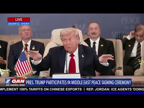 President Trump Participates in Middle East Peace Signing Ceremony