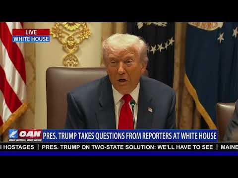 President Trump Takes Questions from Reporters at White House
