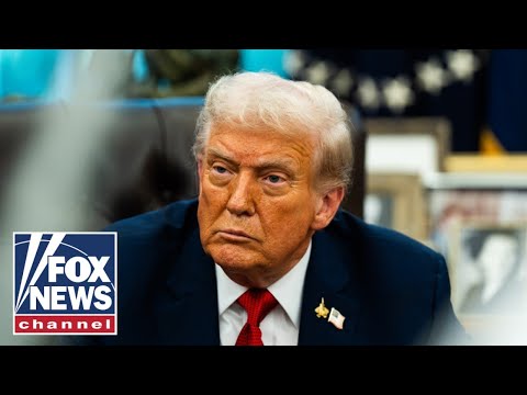 Trump makes an announcement from the Oval Office