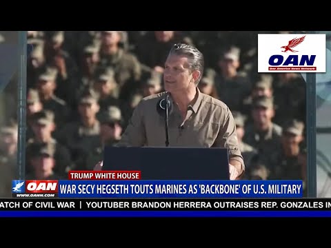 Secretary of War Pete Hegseth Praises Marines As Backbone Of U.S. Military