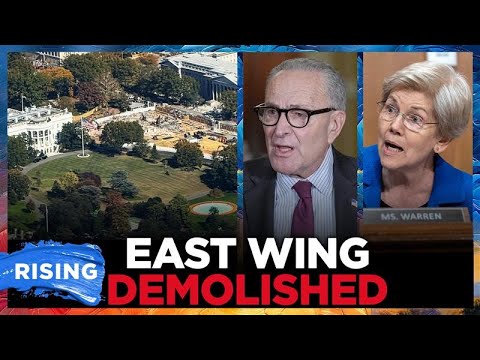 Dems OUTRAGED After Trump DEMOLISHES Entire EAST WING | RISING