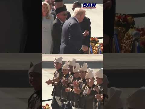 President Trump showing off his signature dance moves