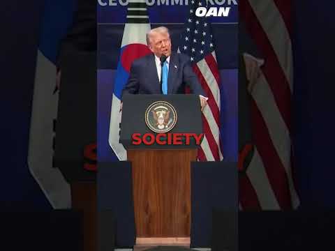 President Trump praises South Korea’s economic “miracle” and its free, enduring democracy.