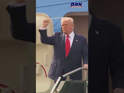 President Trump boards Air Force One, concluding a historic visit to Asia