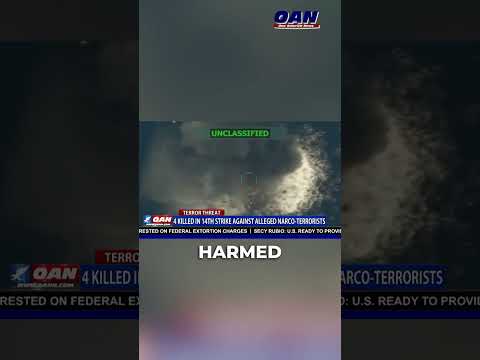 Four alleged narco-terrorists were taken out in yet another strike in international waters.