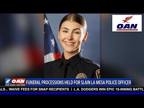 LA MESA MOURNS OFFICER LAUREN CRAVEN KILLED IN LINE OF DUTY