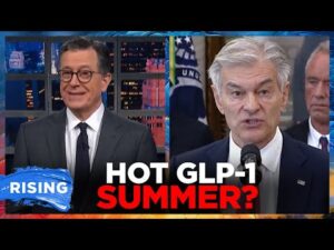 Colbert MOCKS Oz For Trump Admin GLP-1 Deal Weight Loss PROJECTIONS | RISING