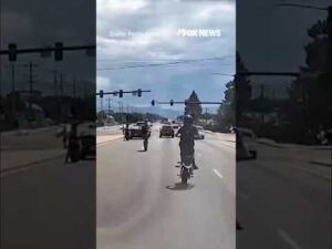 'DON'T DO THIS': Motorcyclist caught after taunting officers on bodycam #foxnews #us #shorts