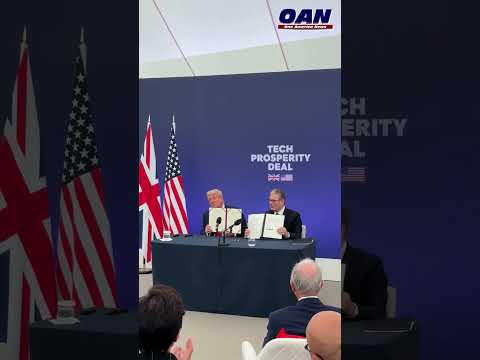 President Trump and PM Keir Starmer sign the “Tech Prosperity Deal”