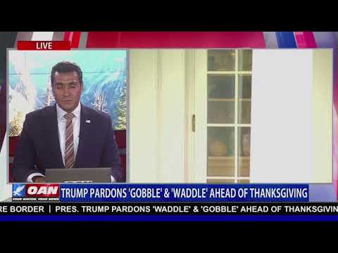 LIVE: President Trump First Lady Melania Participate in Thanksgiving Turkey Pardoning