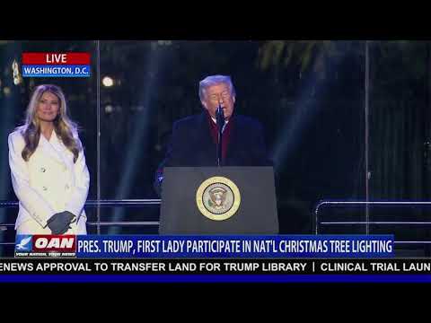 LIVE: President Trump, First Lady Participate In Christmas Tree Lighting