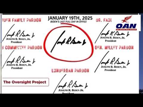 Comer Reveals ‘Unauthorized Autopen’ Evidence