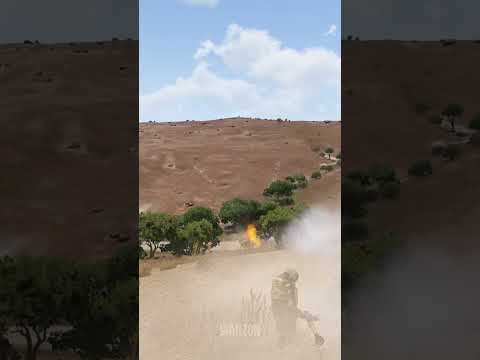 Missiles Enemy Tanks from the Top of the Hill #military #militarysimulation #automobile #arma3