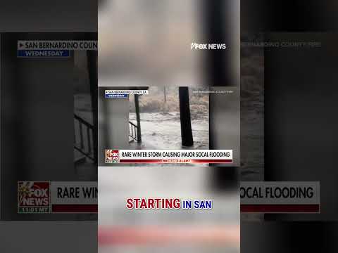 WATCH: Intense flood waters in Los Angeles