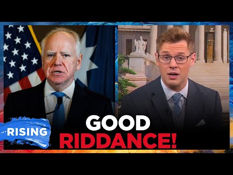Tim Walz DROPS OUT After Welfare Fraud SCANDAL: Good Riddance! Robby Soave | RISING