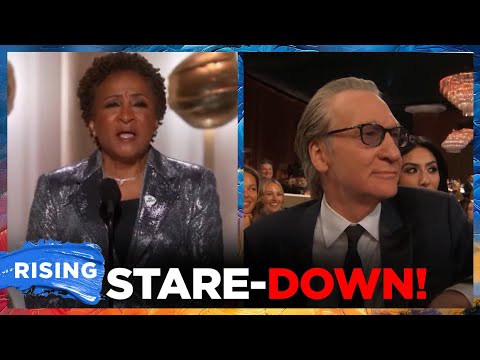 Bill Maher, Wanda Sykes TRADE SHOTS At Golden Globes | RISING