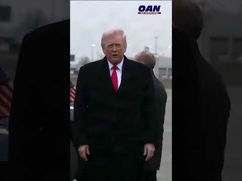 President Trump Arrives in Michigan to Tour Ford F-150 Plant, Speak at Detroit Economic Club
