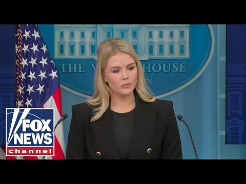 Leavitt goes scorched earth on left-wing reporter during fiery briefing