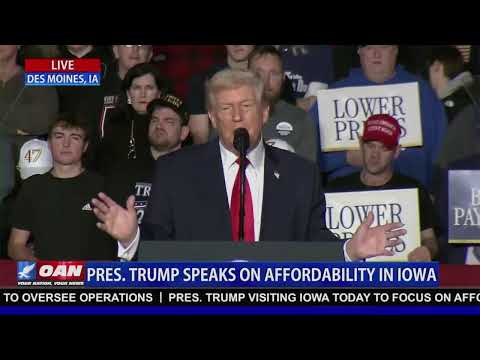 LIVE: President Trump at the Horizon Event Center in Clive, Iowa
