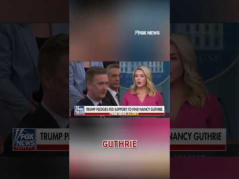 White House stresses Guthrie family has FBI at their disposal