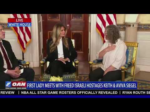 First Lady Melania Trump Meets with Freed Israeli Hostages