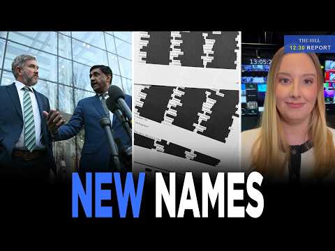 DOJ UNREDACTS More Names In The Epstein Files After Lawmakers Raise Hell | 12:30 REPORT