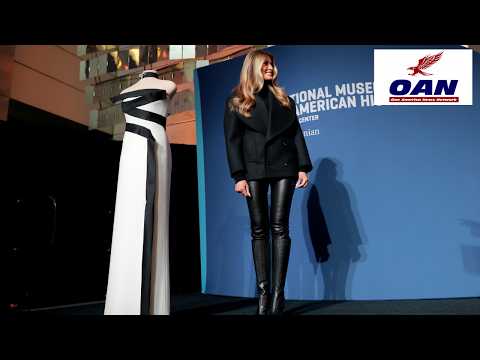 ICONIC STYLE: First Lady Melania Trump’s Inaugural Dress Becomes American History