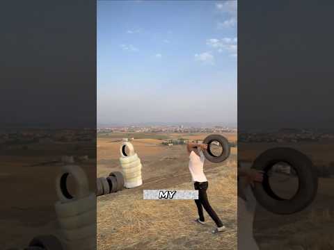 OMG 😱 Dad Threw Wheels Down the Hill What Happened Next Shocked Us 😱🛞 ! #shorts #viral