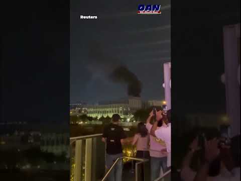Eyewitness video shows large plume of smoke billowing from U.S. Consulate in Dubai